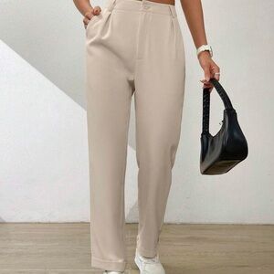Cream/beige Women's Pants